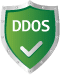 شعار DDOS الأخضر