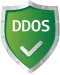 شعار DDOS الأخضر