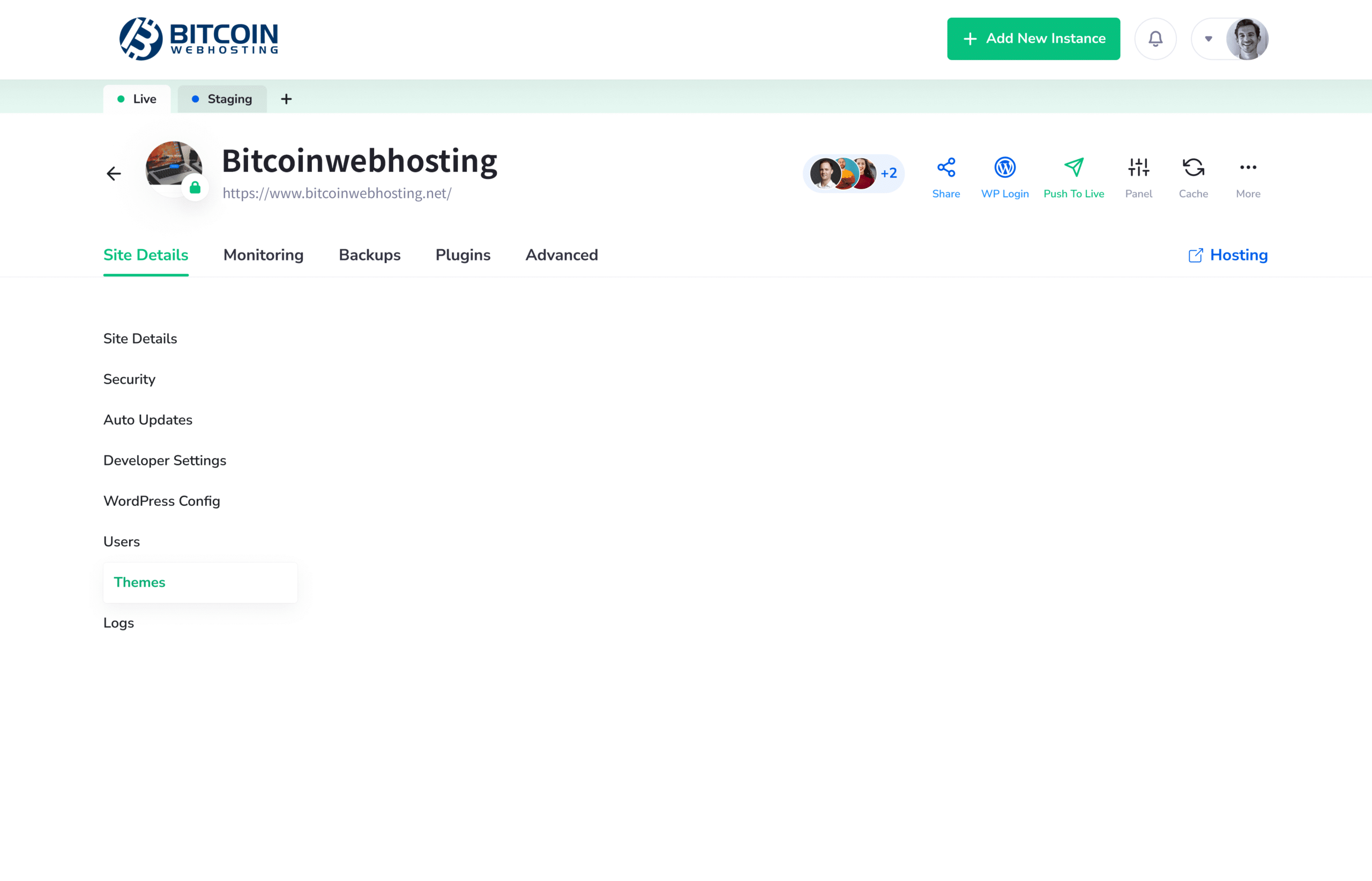 Bitcoinwebhosting - Various WP Themes